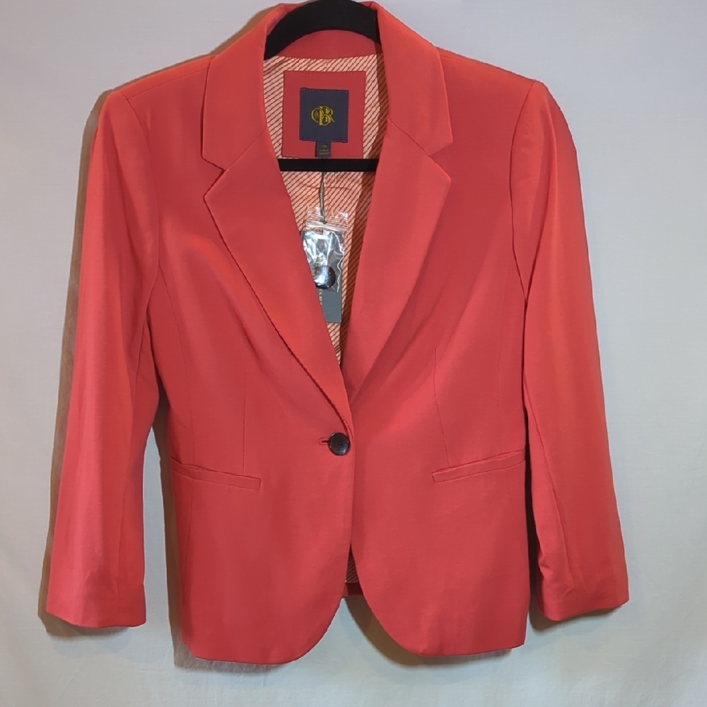 Women's Outback Red The Limited XS Coral Blazer Cotton Exterior